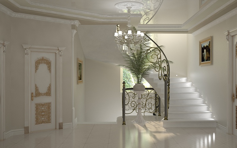 Дизайн интерьера дома в классическом стиле